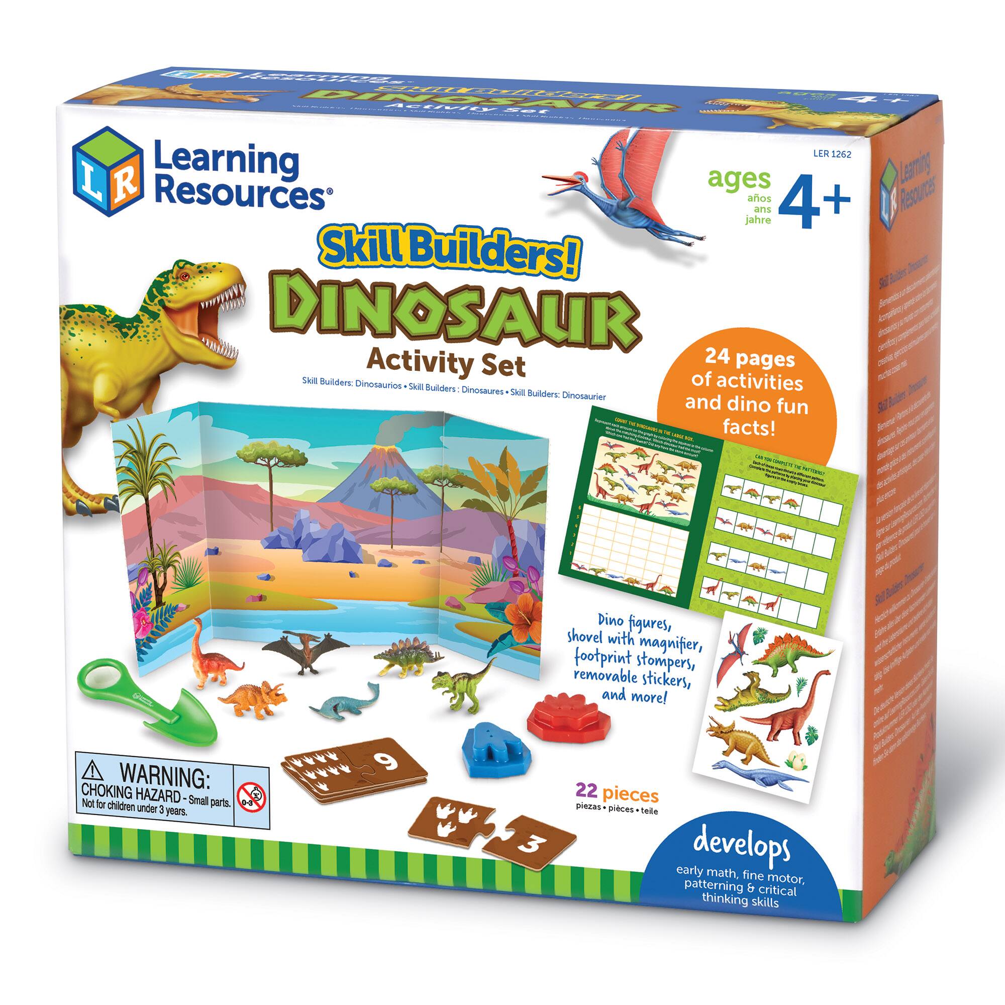 Learning Resources Skill Builders Dinosaurs Activity Set